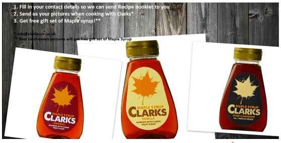 Free Clarks Recipe Booklet