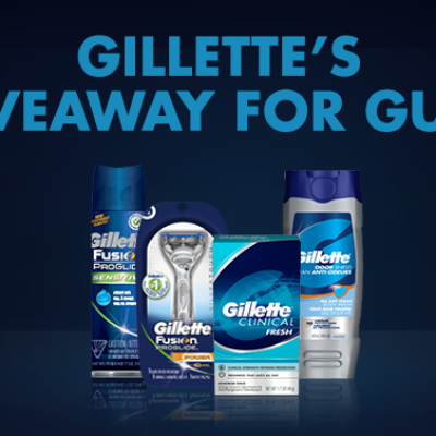 Gillette's Giveaway For Guys