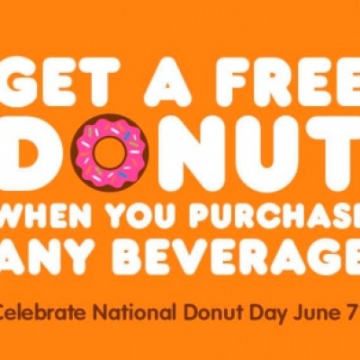 Dunkin' Donuts: Free Donut With Purchase