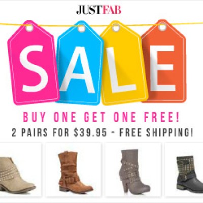 Just Fab: Two (2) Pairs Of Shoes Only $39.95 + Free Shipping
