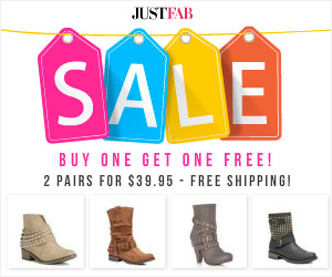 JustFab Shoe Sale