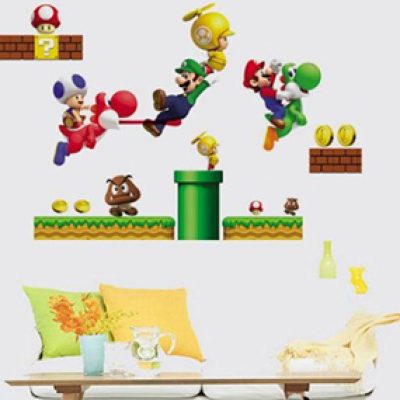 Super Mario Removable Vinyl Wall Art Just $4.84 + Free Shipping