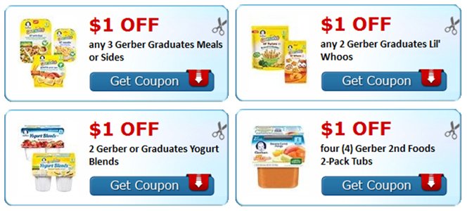 Gerber Coupon Round-Up
