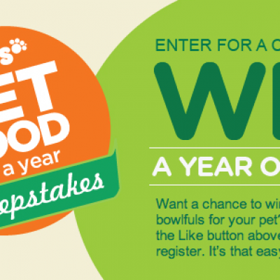 IAMS: Pet Food For A Year Sweepstakes