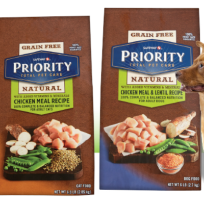 Safeway Priority Pet Food Coupon = Free 6.3 lb Bag