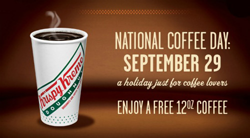 Krispy Kreme coffee cup