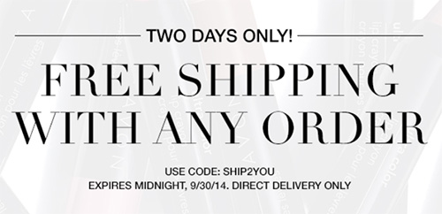 Avon free shipping offer