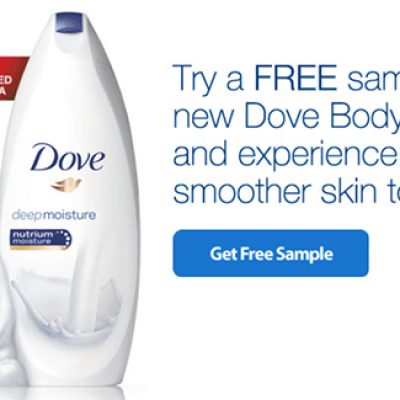 Free Sample of Dove Body Wash