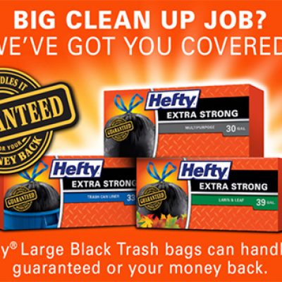 Hefty Large Black Trash Bags Coupon
