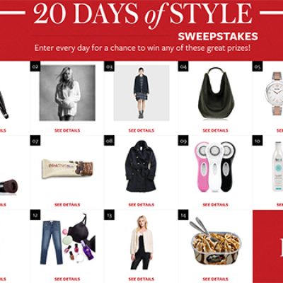 InStyle: 20 Days Of Style Sweepstakes