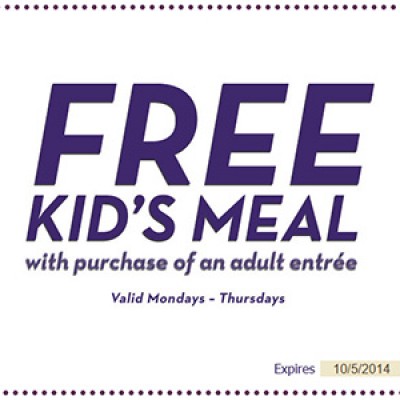 Olive Garden: Free Kid's Meal W/ Adult Entree Purchase