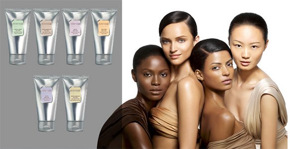 Olive skin care set and olive skin women