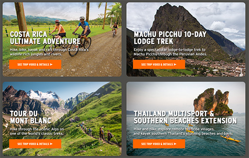 Four types of vacations from REI