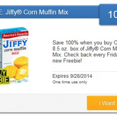 SavingStar Freebie Friday: Free Jiffy Muffin Mix