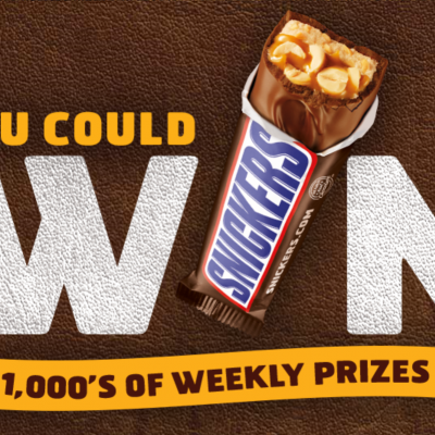 Snickers NFL Game Day: Win 1,000's Of Prizes Weekly