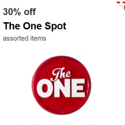 Target: 30% Off The One Spot