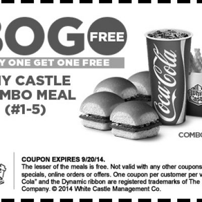 BOGO Castle Combo Meals @ White Castle