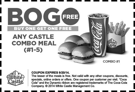 BOGO Castle Combo Meals @ White Castle