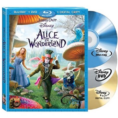 Alice in Wonderland Blu-ray+DVD+Digital Combo set only $12.99 (Reg $44.99)
