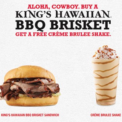 Arby's: Free Creme Brulee Shake W/ Purchase