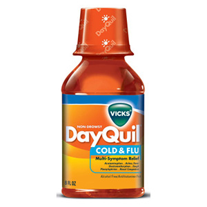 DayQuil Cold & Flu Bottle