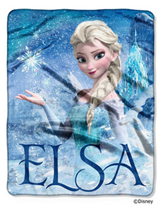 Disney Elsa throw blanket