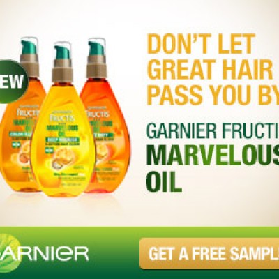 Free Garnier Marvelous Oil Samples