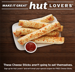 Pizza Hut cheese sticks