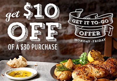 Macaroni Grill $10 Off $30 coupon