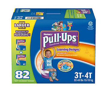 Pull-ups training pants box