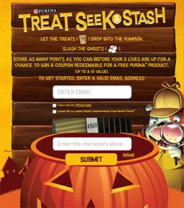 Treat Seek & Stash game