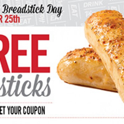 Sbarro: 2 Free Breadsticks