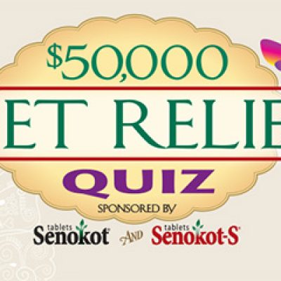 Senokot: $50,000 Get Relief Quiz