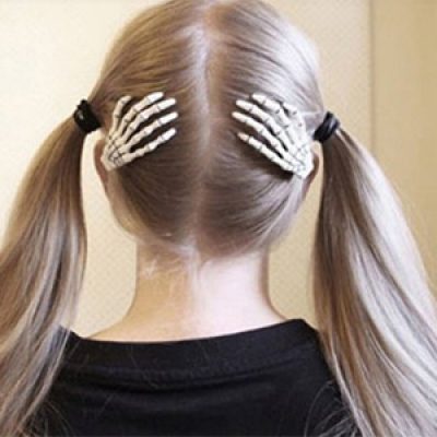 Skeleton Hand Hair Clips Just $2.30 + Free Shipping