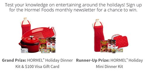 Hormel Holiday Giveaway