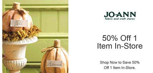 JoAnne Fabrics Coupon