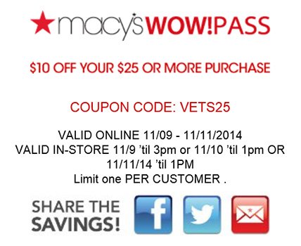 Macy's Wow Pass