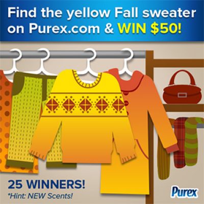 Purex Sweepstakes: Enter To Win $50