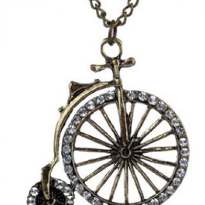 Bronze Bicycle Pendant Just $3.55 Shipped