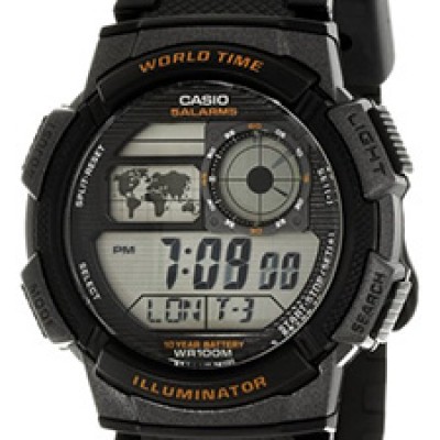 Casio Men's Sport Watch with Black Band Just $17.37 (Reg $35.00)