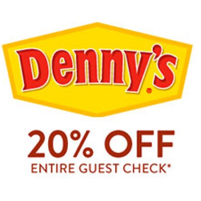 Denny's: 20% Off Entire Check