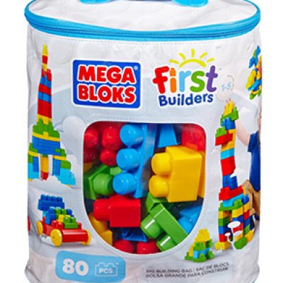 Mega Bloks First Builders Big Building Bag, 80-Piece Only $14.88 (Reg $24.99)