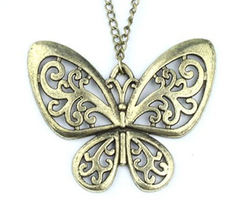 bronze Butterfly Pendant