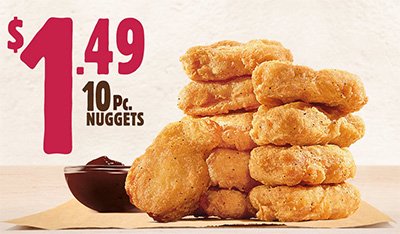 Burger King chicken nuggets