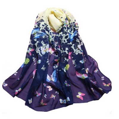Butterfly Print Elegant Scarf Just $2.59 + Free Shipping
