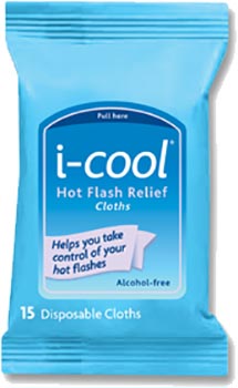 Free i-cool Hot Flash Relief Cloths Samples