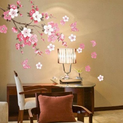Plum Blossom Flowers Wall Decal Just $3.33 + Free Shipping
