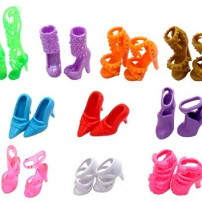 10 Pairs of Doll Shoes, Fit Barbie Dolls Only $1.91 + Free Shipping