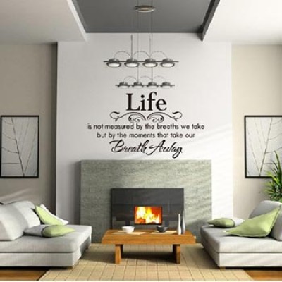 Life Is Not Measured Wall Decal Only $4.03 + Free Shipping
