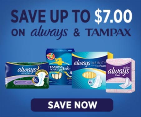 Always Coupon Round-Up